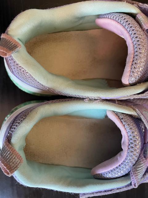 スケッチャーズ S-Lights キッズスニーカー 光る靴 パープル/エメラルドグリーン ディズニー ラプンツェル コスプレ 通園 < キッズ/ベビー  スケッチャーズ S-Lights キッズスニーカー 光る靴 パープル/エメラルドグリーン ディズニー ラプンツェル コスプレ 通園 < キッズ/ベビーの