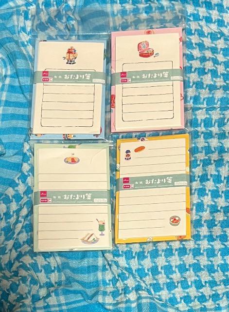 おたより箋 4つセット 未使用 < インテリア/ライフ  おたより箋 4つセット 未使用  < インテリア/ライフの