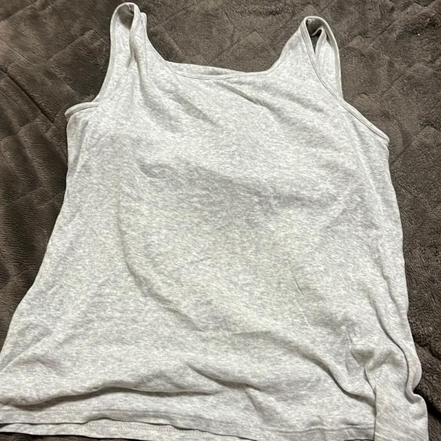 タンス整理品 衣類 おまとめOK ホームクリーニング済み タンクトップ カップ付き Lサイズ グレー < 女性ファッション  タンス整理品 衣類 おまとめOK ホームクリーニング済み タンクトップ カップ付き Lサイズ グレー  < 女性ファッションの