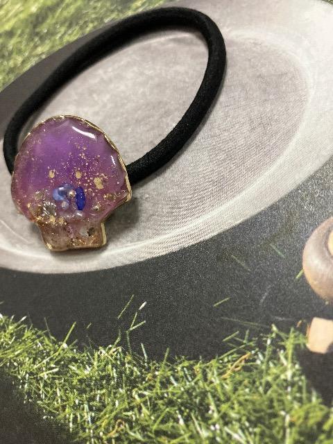 ハンドメイド レジン シェル型 ヘアゴム < 女性ファッション  ハンドメイド レジン シェル型 ヘアゴム < 女性ファッションの