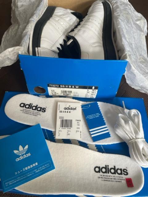 adidas SUPERSTAR2 (WHITE/BLACK772272jAfB_X@X[p[X^[2 p_@US11 29cm