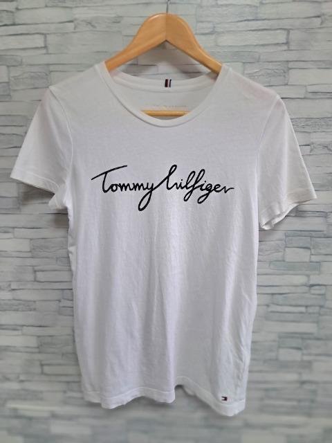 ☆TOMMY HILFIGER トミーヒルフィガー Tシャツ/半袖/メンズ/S☆ホワイト < ブランド ☆TOMMY HILFIGER トミーヒルフィガー Tシャツ/半袖/メンズ/S☆ホワイト < ブランドの