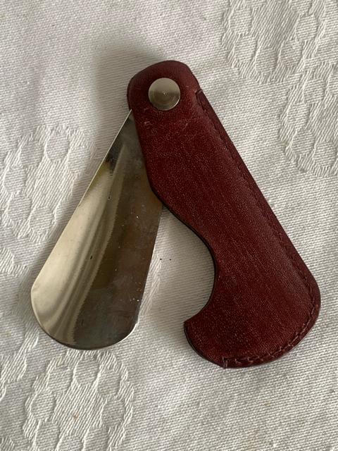 折りたたみ式靴ベラ ブラウン < インテリア/ライフ  折りたたみ式靴ベラ ブラウン  < インテリア/ライフの