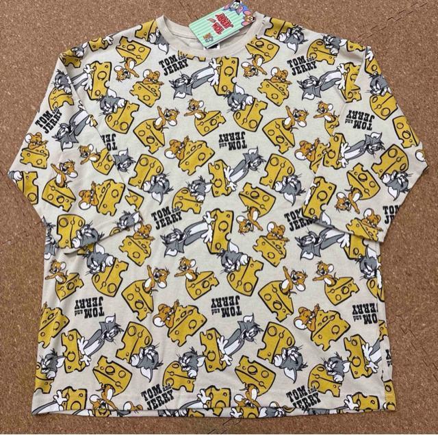 新品未使用Lサイズ 5〜7分袖 トムとジェリー ロンT < 女性ファッション 新品未使用Lサイズ 5〜7分袖 トムとジェリー ロンT < 女性ファッションの
