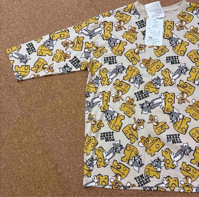 新品未使用Lサイズ 5〜7分袖 トムとジェリー ロンT < 女性ファッション 新品未使用Lサイズ 5〜7分袖 トムとジェリー ロンT < 女性ファッションの