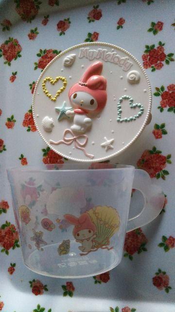 マイメロ☆カップ&ゼリー、氷容器☆ハッピーセット☆シェル☆ハート☆ < アニメ/コミック/キャラクター  マイメロ☆カップ&ゼリー、氷容器☆ハッピーセット☆シェル☆ハート☆  < アニメ/コミック/キャラクターの