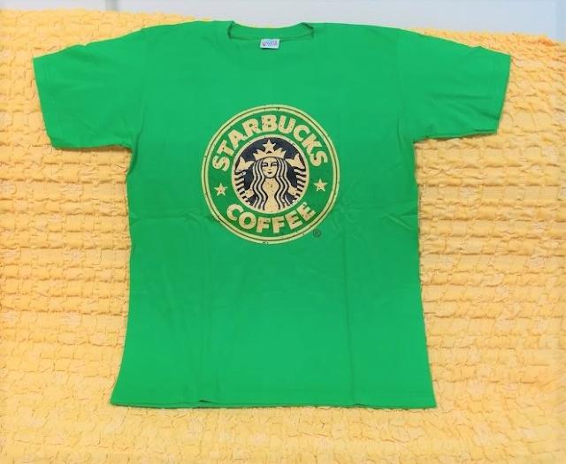 スターバックス★おもしろTシャツ★ビビットグリーン★緑★XXL★ < 男性ファッション スターバックス★おもしろTシャツ★ビビットグリーン★緑★XXL★ < 男性ファッションの