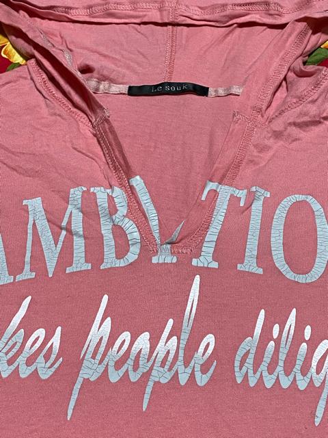 Le souk☆ルスーク☆半袖ピンクパーカーTシャツ☆ < ブランド  Le souk☆ルスーク☆半袖ピンクパーカーTシャツ☆ < ブランドの