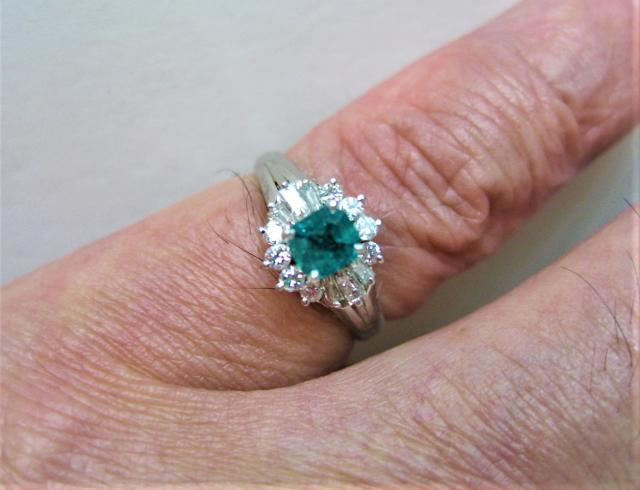 Pt900v`i Ow Gh0.34ct _C0.23ct  d  ANZT[/v 