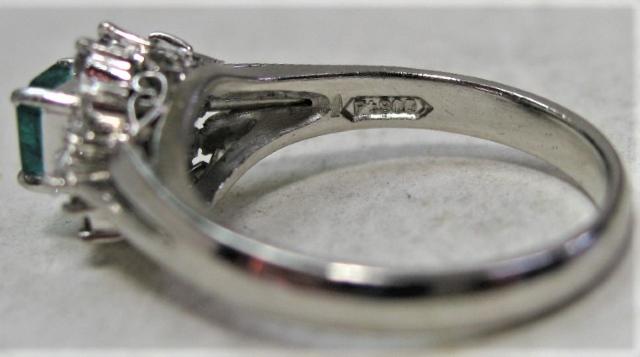 Pt900v`i Ow Gh0.34ct _C0.23ct  d  ANZT[/v 