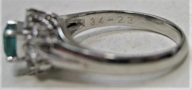 Pt900v`i Ow Gh0.34ct _C0.23ct  d  ANZT[/v 