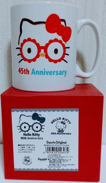 ☆ハローキティ 45周年限定 マグカップ☆ < インテリア/ライフ  ☆ハローキティ 45周年限定 マグカップ☆  < インテリア/ライフの