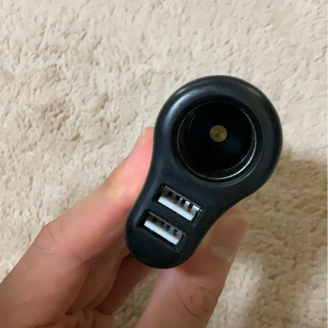 美品 カーチャージャー シガーソケット USB充電器 2ポート < 自動車/バイク 美品 カーチャージャー シガーソケット USB充電器 2ポート < 自動車/バイク