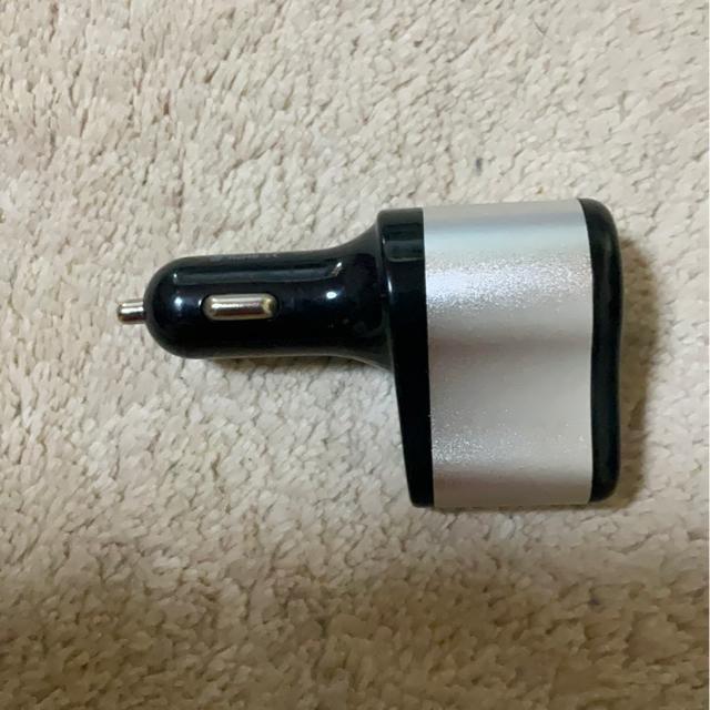 美品 カーチャージャー シガーソケット USB充電器 2ポート < 自動車/バイク 美品 カーチャージャー シガーソケット USB充電器 2ポート < 自動車/バイク