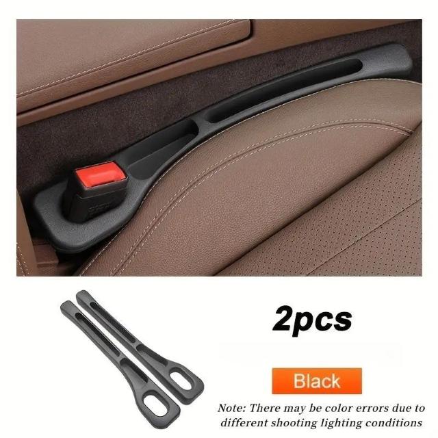 お試し価格490円★2個セット カーシートギャップフィラーストレージボックス、落下防止&溝デザイン ブラック < 自動車/バイク お試し価格490円★2個セット カーシートギャップフィラーストレージボックス、落下防止&溝デザイン ブラック < 自動車/バイク
