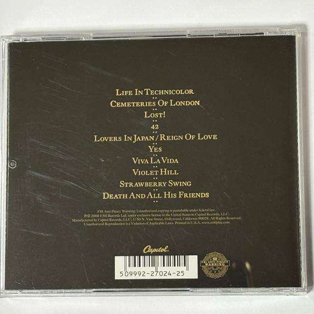 COLDPLAY / Viva La Vida Or Death & All His Friends < CD/DVD/ビデオ  COLDPLAY / Viva La Vida Or Death & All His Friends < CD/DVD/ビデオの