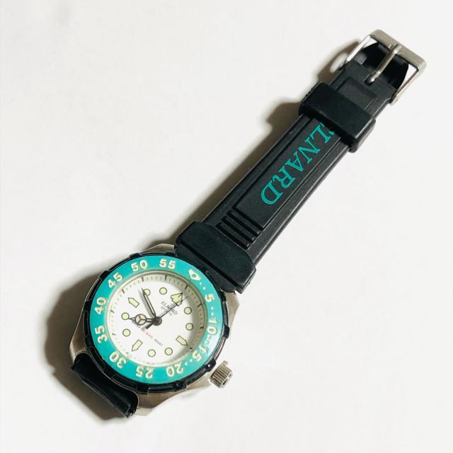 腕時計 ELNARD エルナード ダイバーウォッチ 10BAR 電池交換済み < 女性アクセサリー/時計 腕時計 ELNARD エルナード ダイバーウォッチ 10BAR 電池交換済み < 女性アクセサリー/時計の