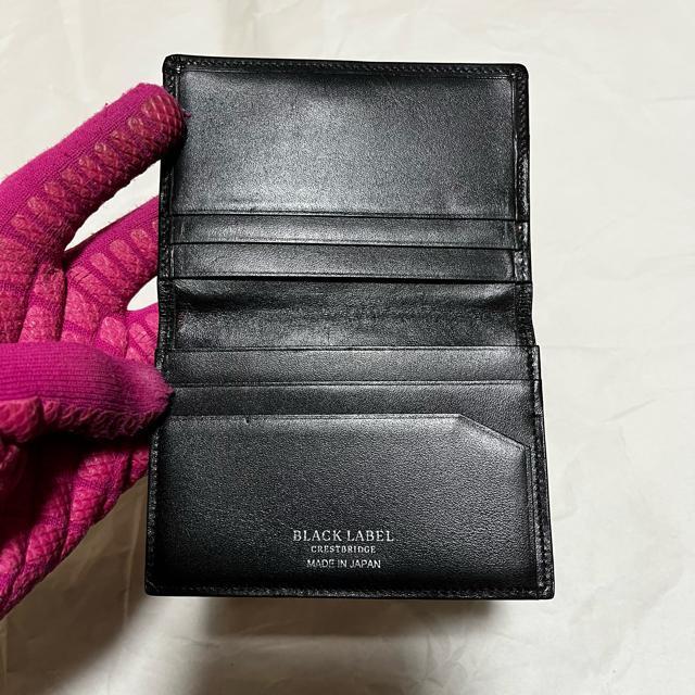【BLACK LABEL CRESTBRIDGE】 レザー 定期入れ 名刺入れ カードケース ノバチェック 黒 < 男性ファッション 【BLACK LABEL CRESTBRIDGE】 レザー 定期入れ 名刺入れ カードケース ノバチェック 黒 < 男性ファッションの