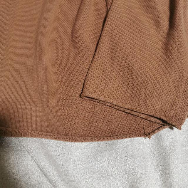 MR.OLIVE モックネック ルーズ ニット リラックス セーター ベージュ ブラウン ミスターオリーブ 日本製 < ブランド MR.OLIVE モックネック ルーズ ニット リラックス セーター ベージュ ブラウン ミスターオリーブ 日本製 < ブランドの