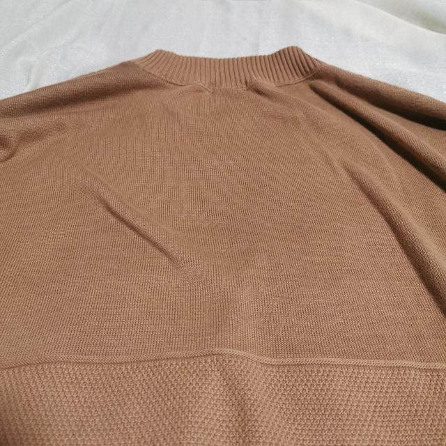 MR.OLIVE モックネック ルーズ ニット リラックス セーター ベージュ ブラウン ミスターオリーブ 日本製 < ブランド MR.OLIVE モックネック ルーズ ニット リラックス セーター ベージュ ブラウン ミスターオリーブ 日本製 < ブランドの