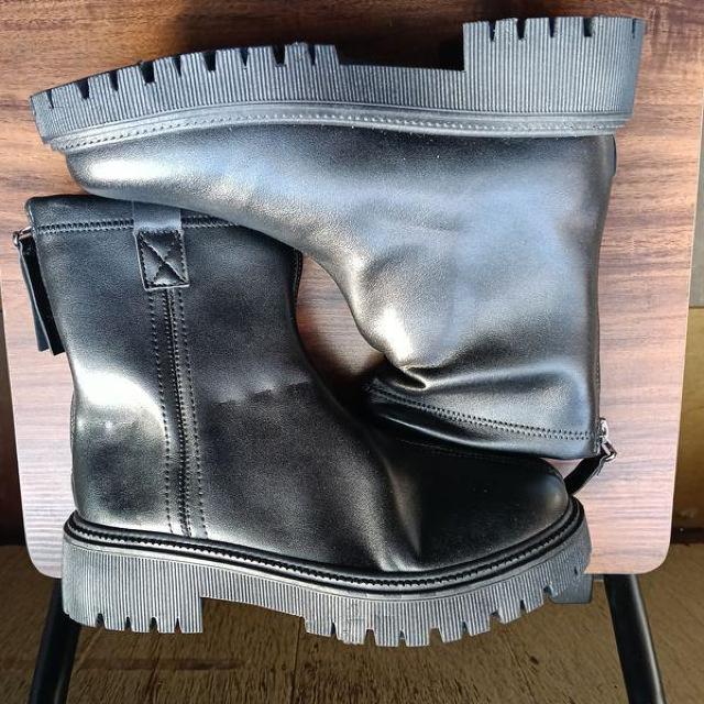 �V�i 22.5cm ���f�B�[�X �u�[�c �u���b�N ���� �V���[�Y �V���[�g�u�[�c �� �����t�@�b�V������ 