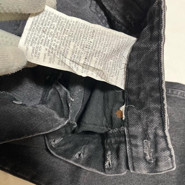 ZARA ザラ ハイウエスト ブラックデニム ストレートパンツ 34 カットオフ < ブランド ZARA ザラ ハイウエスト ブラックデニム ストレートパンツ 34 カットオフ < ブランドの