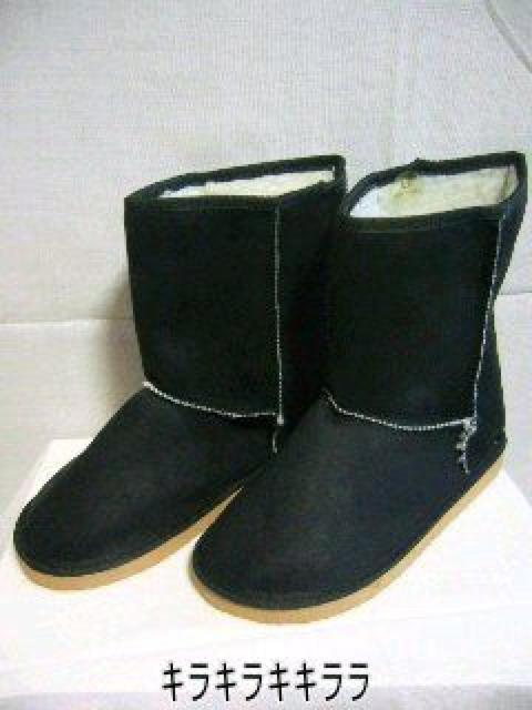 《New》LAセレブ★Away・ショート*ムートンブーツ<ブラックL> < 女性ファッション 《New》LAセレブ★Away・ショート*ムートンブーツ<ブラックL> < 女性ファッションの