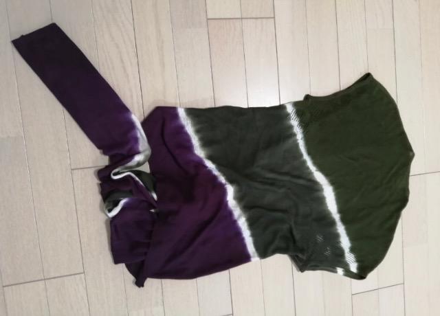 未使用に近デザインシャツカットソーTシャツパープルグリーン系柔ら癒され人気品薄素敵スタイリッシュ活躍オシャレベルト高級くびれ < 女性ファッション  未使用に近デザインシャツカットソーTシャツパープルグリーン系柔ら癒され人気品薄素敵スタイリッシュ活躍オシャレベルト高級くびれ < 女性ファッションの