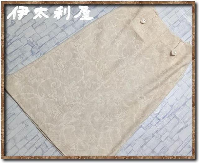 伊太利屋 ラメ入りジャガードスカート ベージュ < ブランド 伊太利屋 ラメ入りジャガードスカート ベージュ < ブランドの