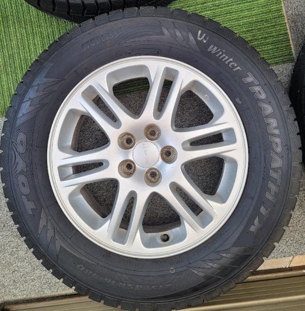 スバル SG系 フォレスター 純正 16in6.5J+48 5穴PCD100 TOYO Winter TRANPATH TX スタ < 自動車/バイク スバル SG系 フォレスター 純正 16in6.5J+48 5穴PCD100 TOYO Winter TRANPATH TX スタ < 自動車/バイク