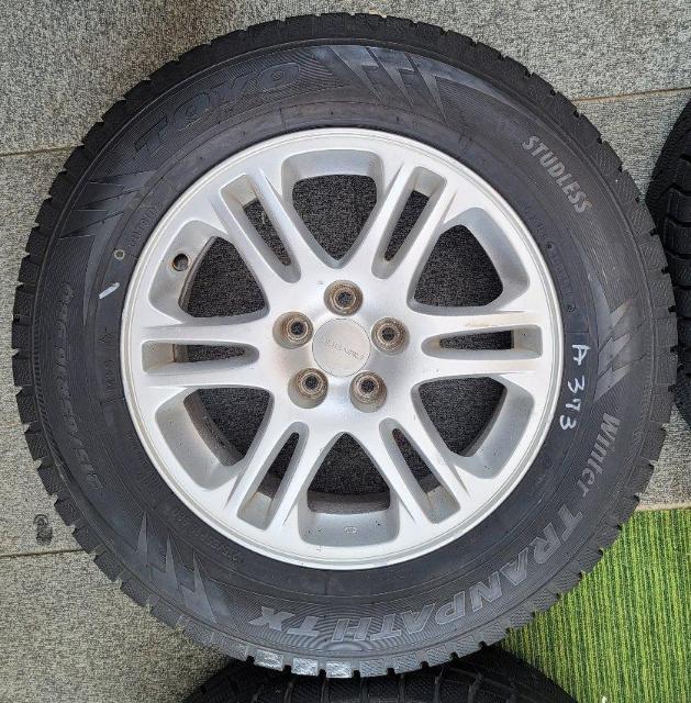 スバル SG系 フォレスター 純正 16in6.5J+48 5穴PCD100 TOYO Winter TRANPATH TX スタ < 自動車/バイク スバル SG系 フォレスター 純正 16in6.5J+48 5穴PCD100 TOYO Winter TRANPATH TX スタ < 自動車/バイク