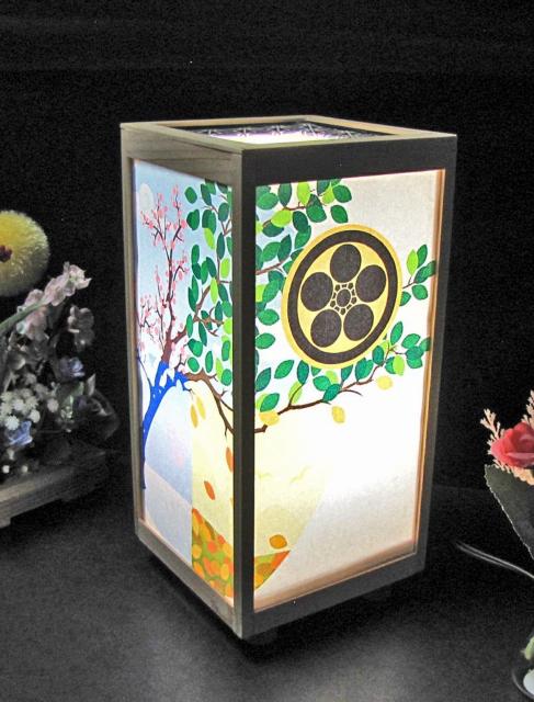 家紋の宿り木=「丸に梅鉢」/至福の灯火・夢明かりランプシエード/LED・檜枠造・フイルム加工・軽量/ < 家電/AV  家紋の宿り木=「丸に梅鉢」/至福の灯火・夢明かりランプシエード/LED・檜枠造・フイルム加工・軽量/ < 家電/AVの