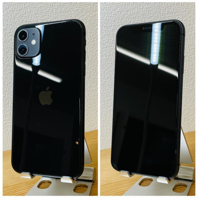 Vidrt@100% iPhone 11 64 GB SIMt[ {  Ɠd/AV 