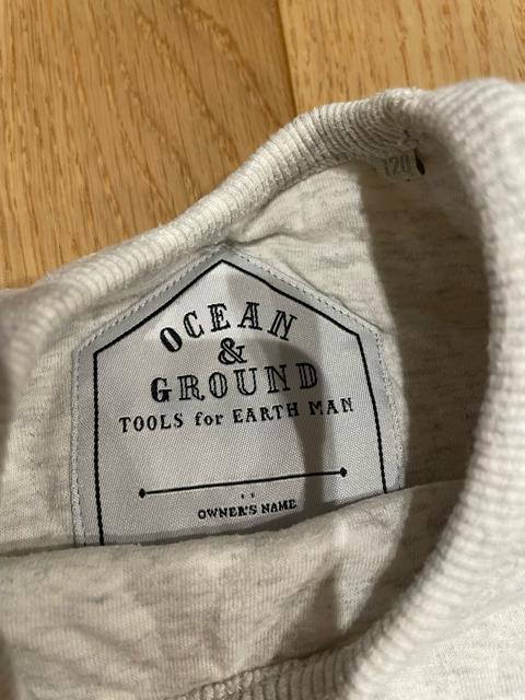 OCEAN & GROUND グレー トレーナー < キッズ/ベビー OCEAN & GROUND グレー トレーナー < キッズ/ベビーの