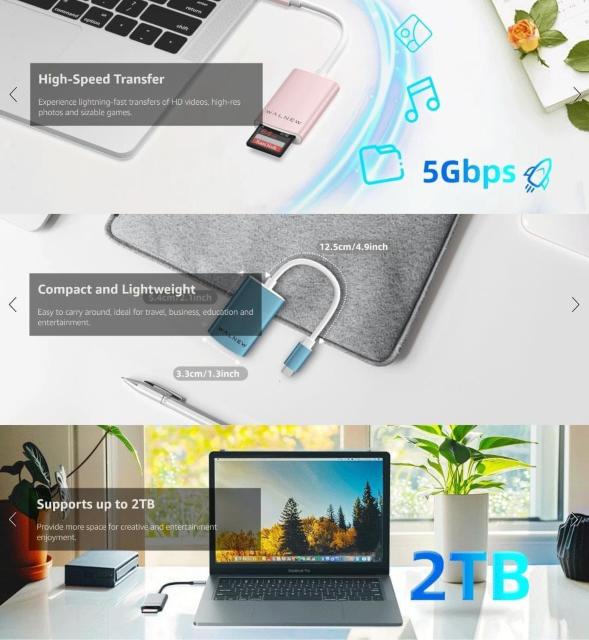 【ほぼ新品☆】USB C Micro SDカードリーダー < 家電/AV 【ほぼ新品☆】USB C Micro SDカードリーダー < 家電/AVの