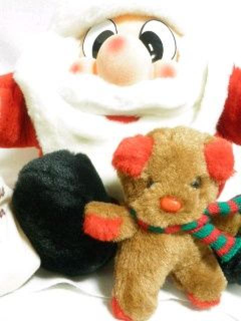 ●クリスマスプレゼントに★お鼻ピカピカ*X'masソング12曲・サンタクロースwithくま < おもちゃ ●クリスマスプレゼントに★お鼻ピカピカ*X'masソング12曲・サンタクロースwithくま < おもちゃの