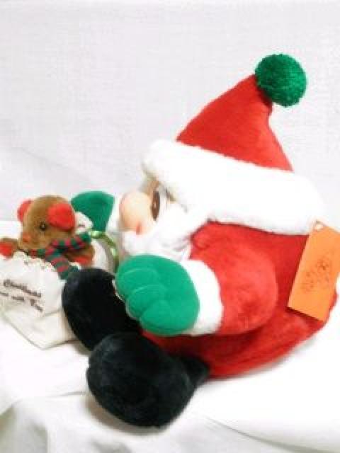 ●クリスマスプレゼントに★お鼻ピカピカ*X'masソング12曲・サンタクロースwithくま < おもちゃ ●クリスマスプレゼントに★お鼻ピカピカ*X'masソング12曲・サンタクロースwithくま < おもちゃの