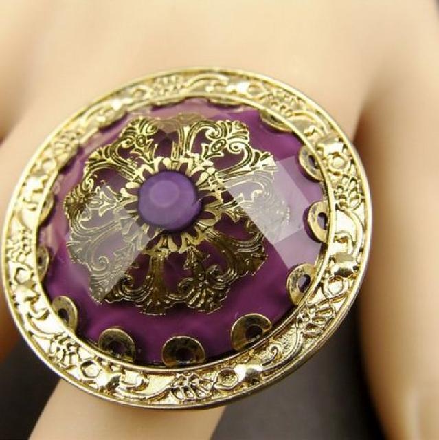 新品ゴスロリ姫系ゴシックアンティーク調紫リング指輪16号 < 女性アクセサリー/時計  新品ゴスロリ姫系ゴシックアンティーク調紫リング指輪16号  < 女性アクセサリー/時計の