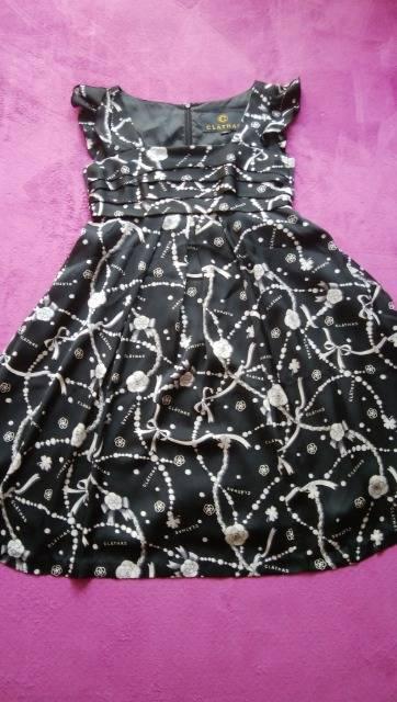 美品 CLATHAS  クレイサス ワンピース 黒 38 < ブランド  美品 CLATHAS  クレイサス ワンピース 黒 38  < ブランドの