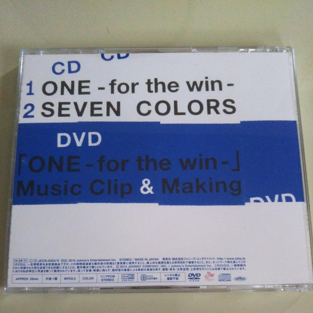 NEWS◇ONE-for the win- 初回盤 CD+DVD◇中古美品 < タレントグッズ  NEWS◇ONE-for the win- 初回盤 CD+DVD◇中古美品 < タレントグッズの