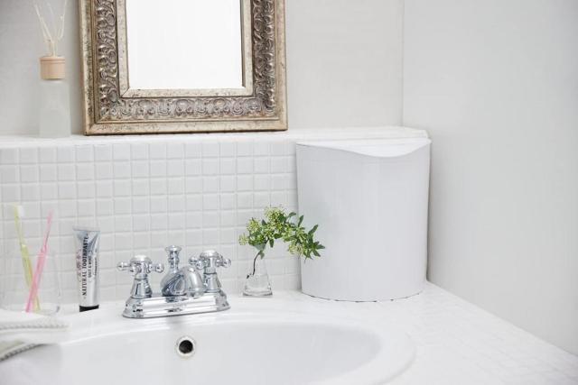 イセトウ Isetou 伊勢藤 メルナミニ Meluna mini ふた付きゴミ箱 ホワイト < インテリア/ライフ イセトウ Isetou 伊勢藤 メルナミニ Meluna mini ふた付きゴミ箱 ホワイト < インテリア/ライフの