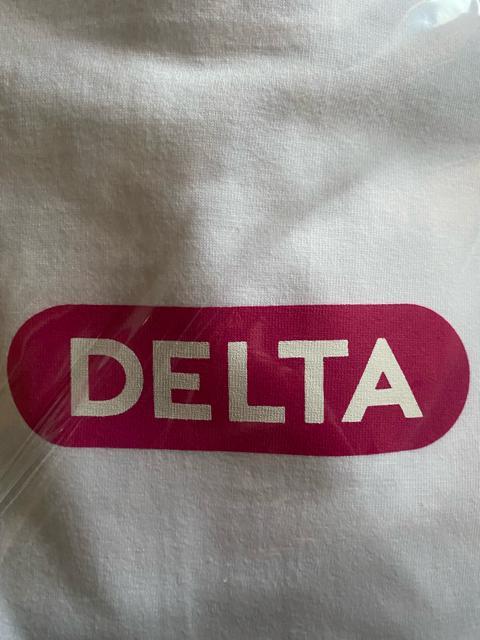 DELTA☆DECK LOGO T-SHIRT"WHIITE"【L】 < 男性ファッション  DELTA☆DECK LOGO T-SHIRT"WHIITE"【L】 < 男性ファッションの
