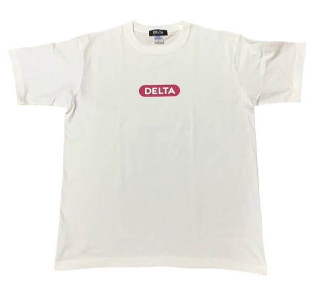 DELTA☆DECK LOGO T-SHIRT"WHIITE"【L】 < 男性ファッション  DELTA☆DECK LOGO T-SHIRT"WHIITE"【L】 < 男性ファッションの