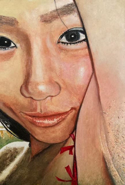 絵画 水彩画 ガッシュ水彩 透明水彩『モデル・アップ3』新品・真作保証 原画 < ホビー 絵画 水彩画 ガッシュ水彩 透明水彩『モデル・アップ3』新品・真作保証 原画 < ホビーの