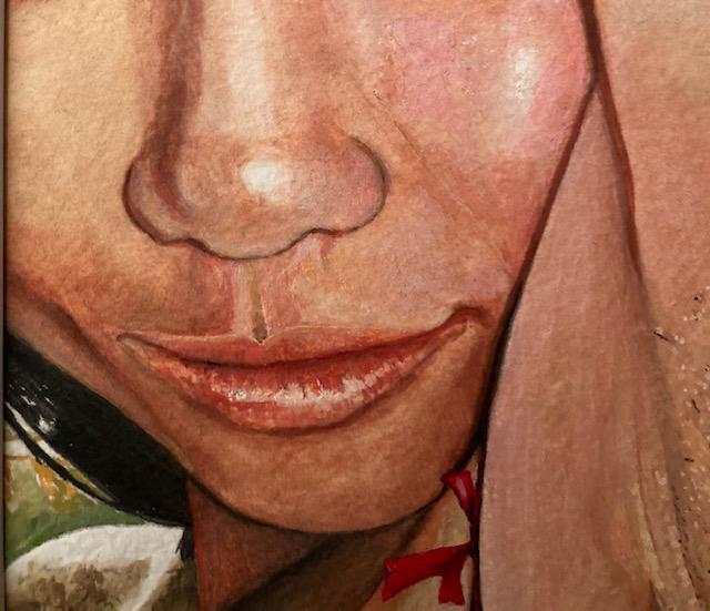 絵画 水彩画 ガッシュ水彩 透明水彩『モデル・アップ3』新品・真作保証 原画 < ホビー 絵画 水彩画 ガッシュ水彩 透明水彩『モデル・アップ3』新品・真作保証 原画 < ホビーの