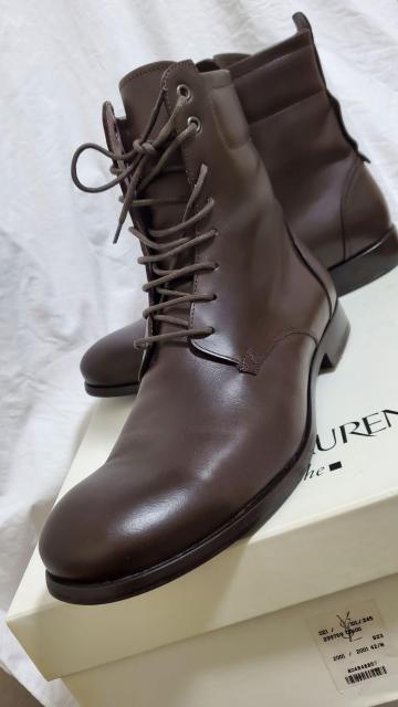 正規美 イヴサンローラン レースアップブーツ 茶 42/ クラシック カジュアルライダース YSL 付属有 ミリタリー レンジャー < ブランド  正規美 イヴサンローラン レースアップブーツ 茶 42/ クラシック カジュアルライダース YSL 付属有 ミリタリー レンジャー < ブランドの