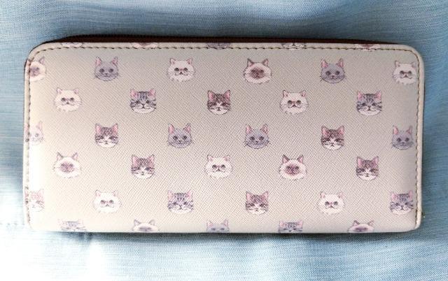 アルディ/長財布/ネコ柄/グリーン/ファスナー財布/レディース < 女性ファッション  アルディ/長財布/ネコ柄/グリーン/ファスナー財布/レディース < 女性ファッションの