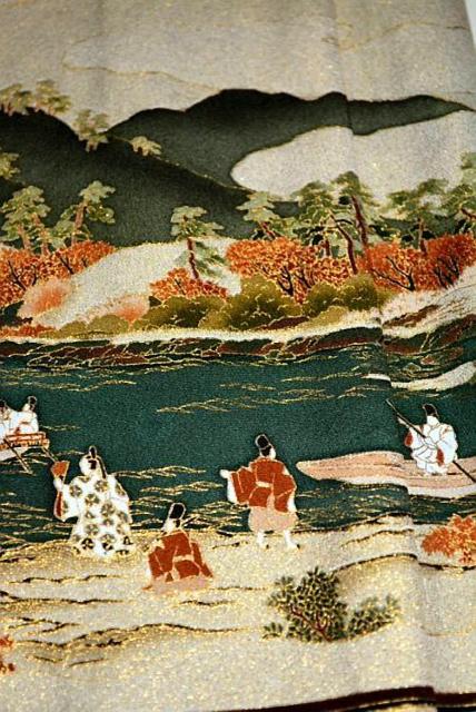 【最高峰】新品同様 京友禅作家【松尾光琳】本金箔 三船祭 比翼付き 黒留袖 身丈164cm 裄66cm T3564 < 女性ファッション 【最高峰】新品同様 京友禅作家【松尾光琳】本金箔 三船祭 比翼付き 黒留袖 身丈164cm 裄66cm T3564 < 女性ファッションの