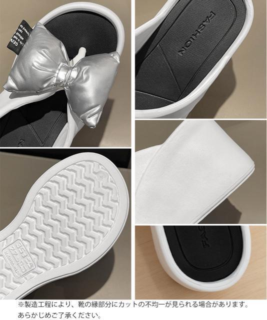 送料無料 新品 トングサンダル リボン付きビーチサンダル < 女性ファッション  送料無料 新品 トングサンダル リボン付きビーチサンダル < 女性ファッションの