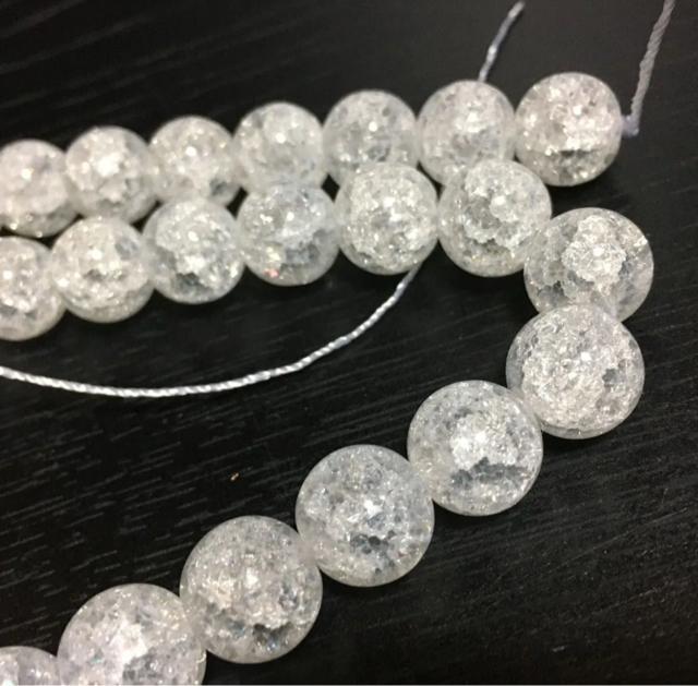 クラック水晶 10mm ブレスレット2本分 連売り < ペット/手芸/園芸 クラック水晶 10mm ブレスレット2本分 連売り < ペット/手芸/園芸の